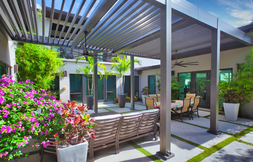 Creating Shade And Style With A Louvered Pergola